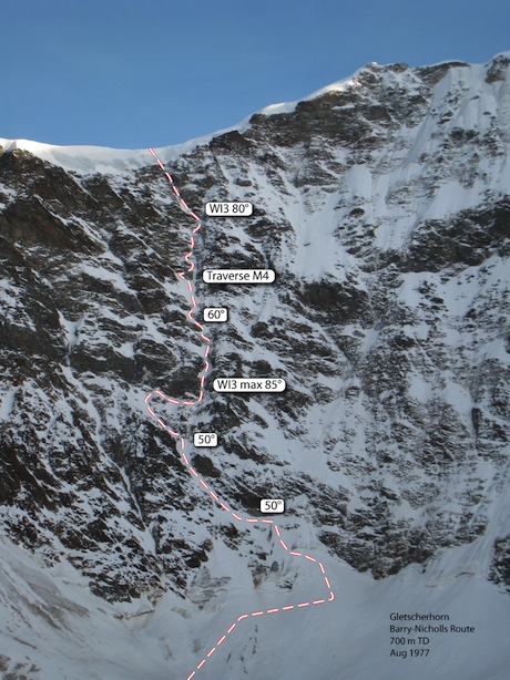Barry-Nicholls Route Gletscherhorn
